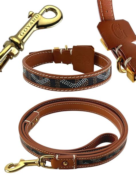 all goyard leash|goyard dog collar price.